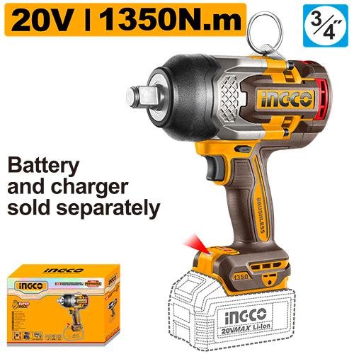 Ingco Cordless impact wrench CIWLI201355