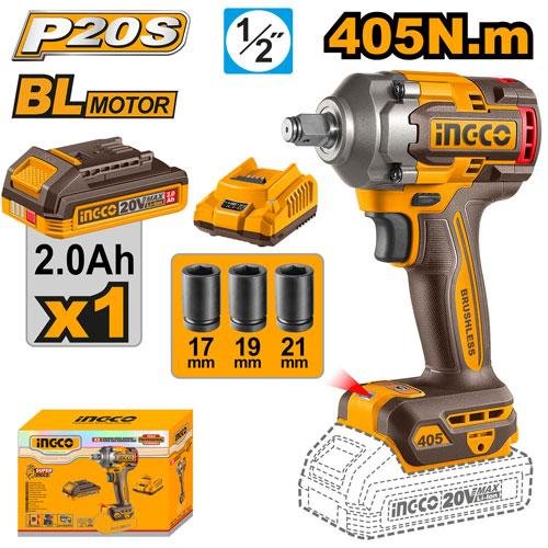 Ingco Cordless impact wrench CIWLI20455