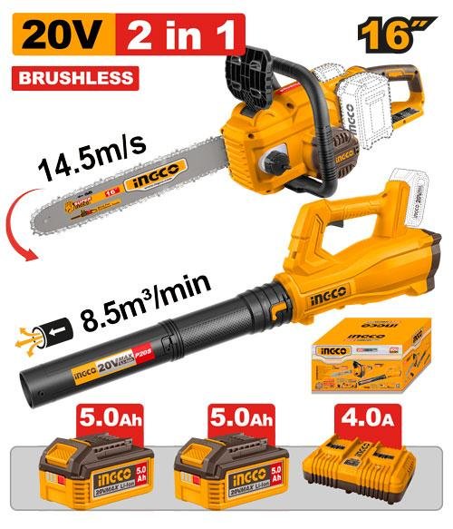 Ingco 2 Pcs Cordless combo kit COSLI240463