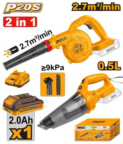 Ingco 2 Pcs Cordless combo kit COSLI240998