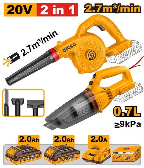 Ingco 2 Pcs Cordless combo kit COSLI240999