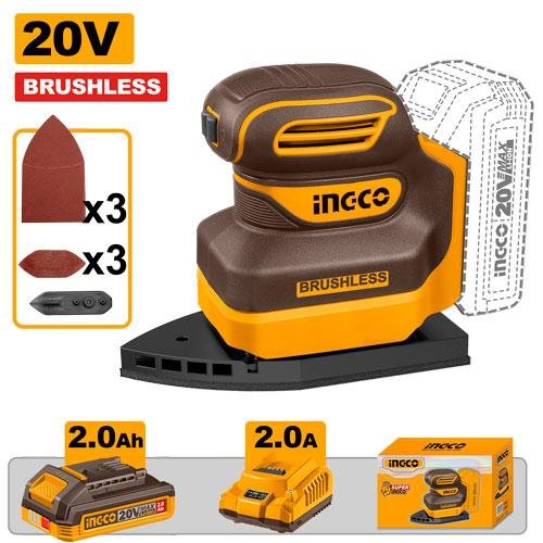Ingco Cordless palm sander CPSLI20241