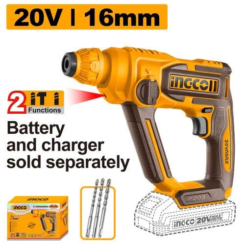 Ingco Cordless rotary hammer CRHLI20168
