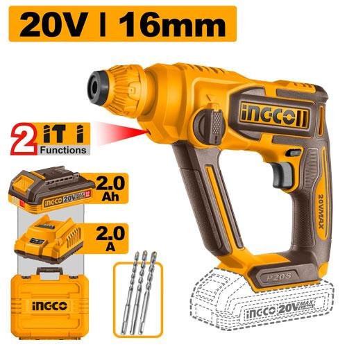 Ingco Cordless rotary hammer CRHLI201681