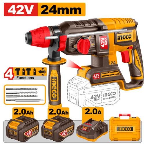 Ingco Cordless rotary hammer CRHLI422482