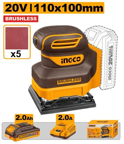Ingco Cordless sheet sander CSHSLI20241