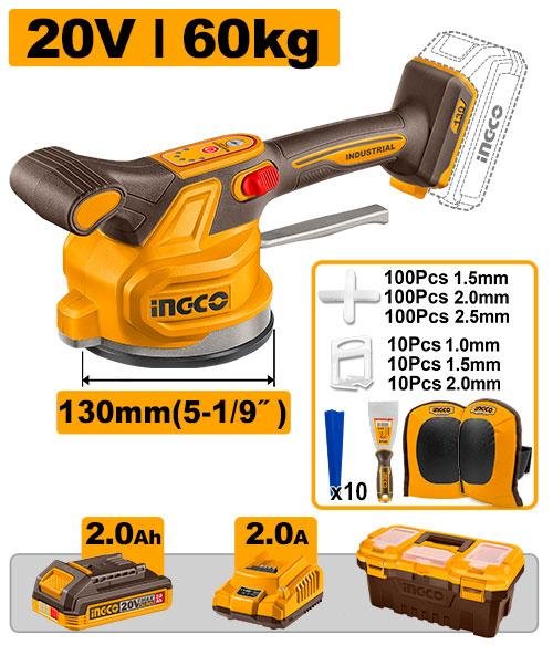 Ingco Cordless tile vibration machine CTVLI20018