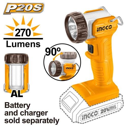 Ingco Cordless work lamp CWLI2038