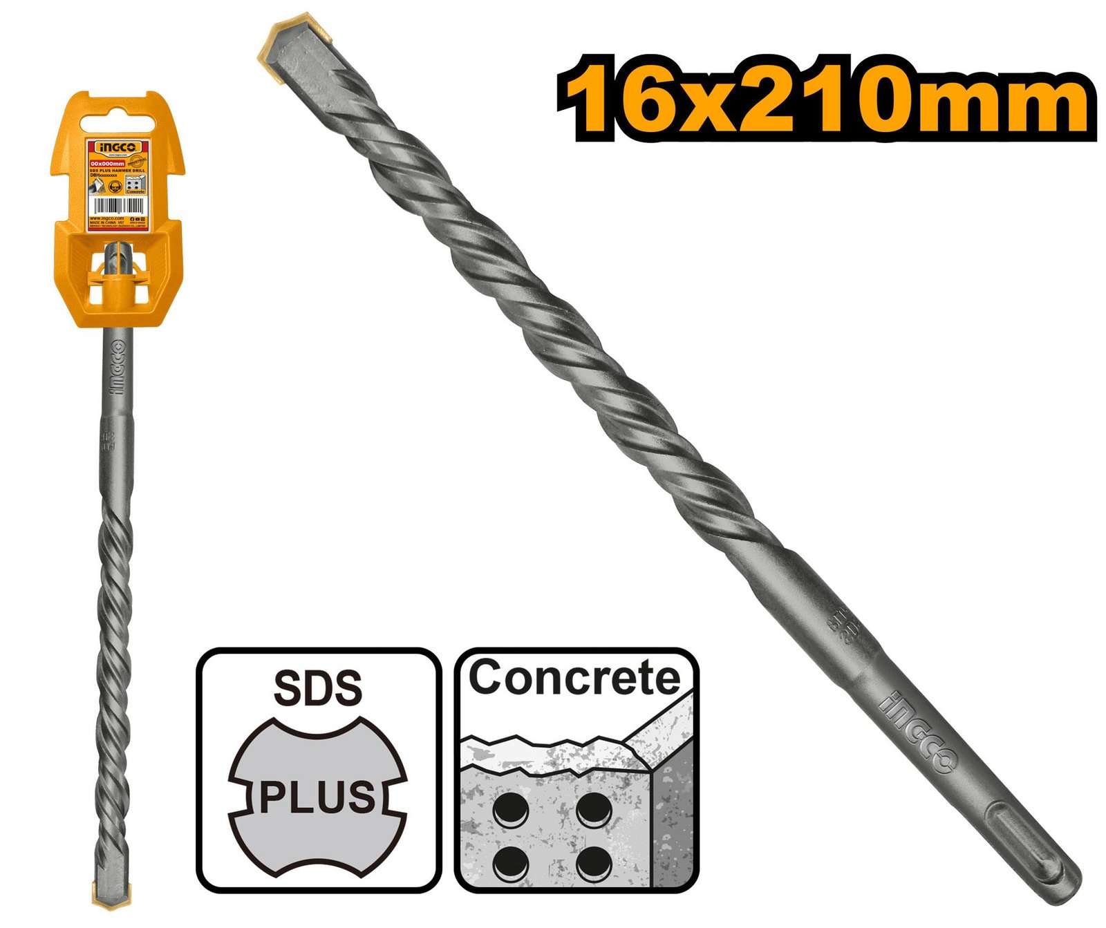 DBH1211602.jpg Ingco SDS plus hammer drill DBH1211602 - Image 1