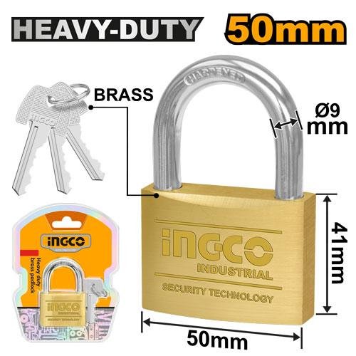 Ingco Heavy duty brass padlock DBPL0502