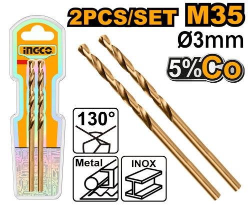 Ingco HSS-CO M35 drill bit DBT01130301