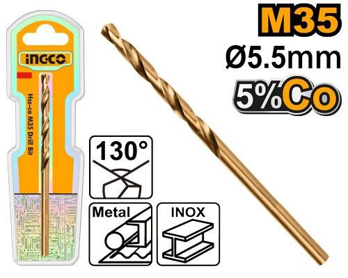 Ingco HSS-CO M35 drill bit DBT01130551