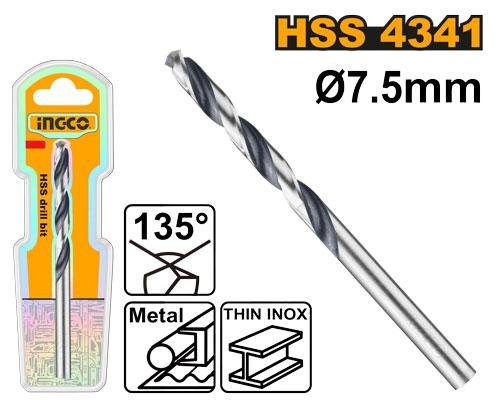 Ingco 4341 HSS drill bit DBT1200754