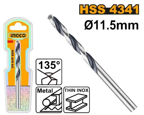 Ingco 4341 HSS drill bit DBT1201154
