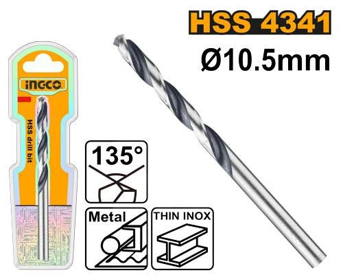 Ingco 4341 HSS drill bit DBT1201504