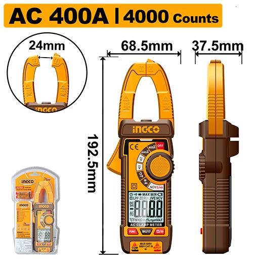 Ingco Digital AC clamp meter DCM62001
