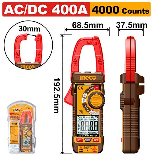 Ingco DC/AC clamp meter DCM62002