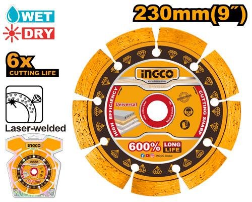 Ingco Laser welded diamond cutting disc DMD072301