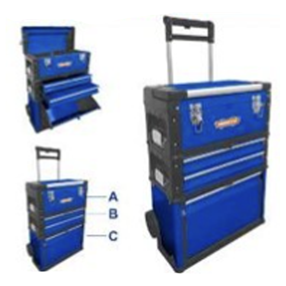 Wadfow Trolley style tool box WTB6A72