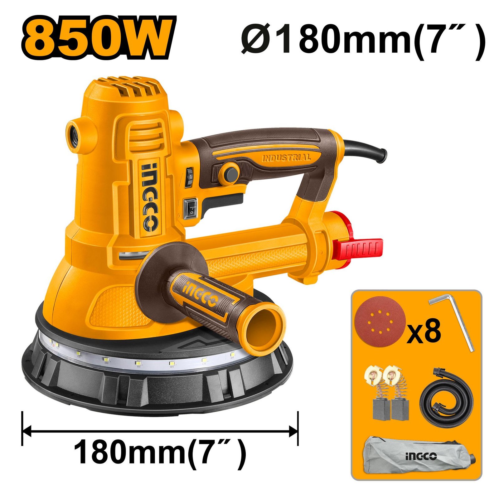 DWS10508.jpg Ingco Drywall sander DWS10508 - Image 1