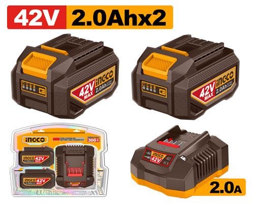 Ingco Lithium-Ion battery and charger kit FBCPM20221