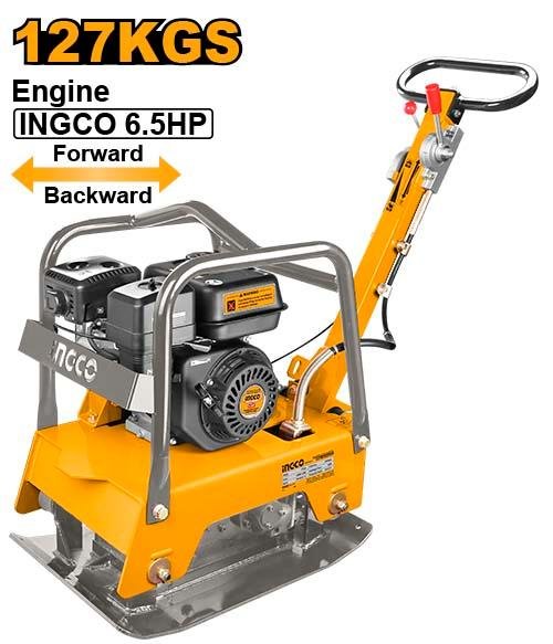 Ingco Gasoline reversible plate compactor GCP125-2