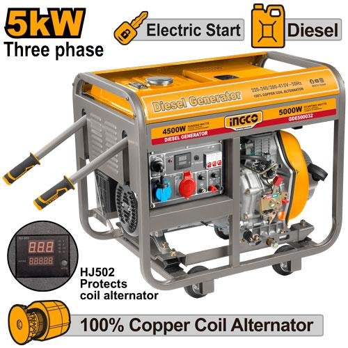 Ingco Diesel generator GDE500032