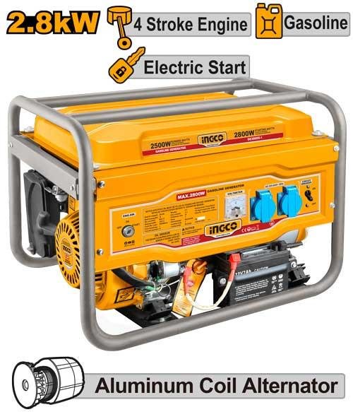 GE30005-1.jpg Ingco Gasoline generator GE30005-1 - Image 1