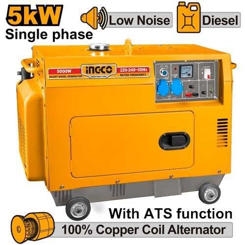 Ingco Silent diesel generator GSE50001.1