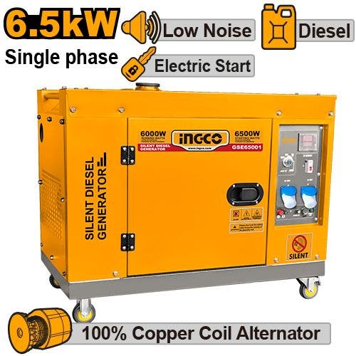 GSE65001.jpg Ingco Silent diesel generator GSE65001 - Image 1