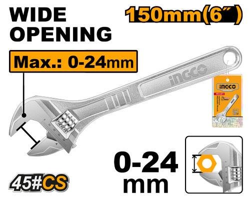 Ingco Adjustable wrench HADW131062