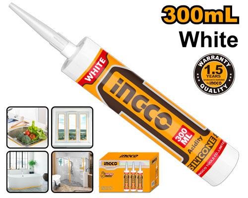 Ingco Acetic silicone sealant (white) HASS01