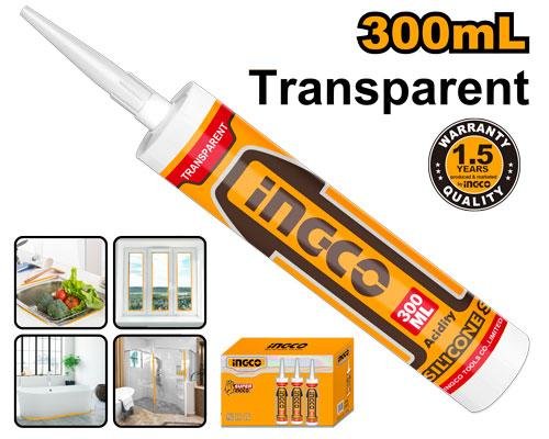 Ingco Acetic silicone sealant (transparent) HASS02