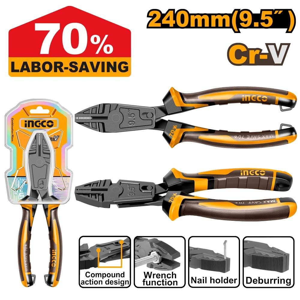 HCCP58246.jpg Ingco Compound action combination pliers HCCP58246 - Image 1