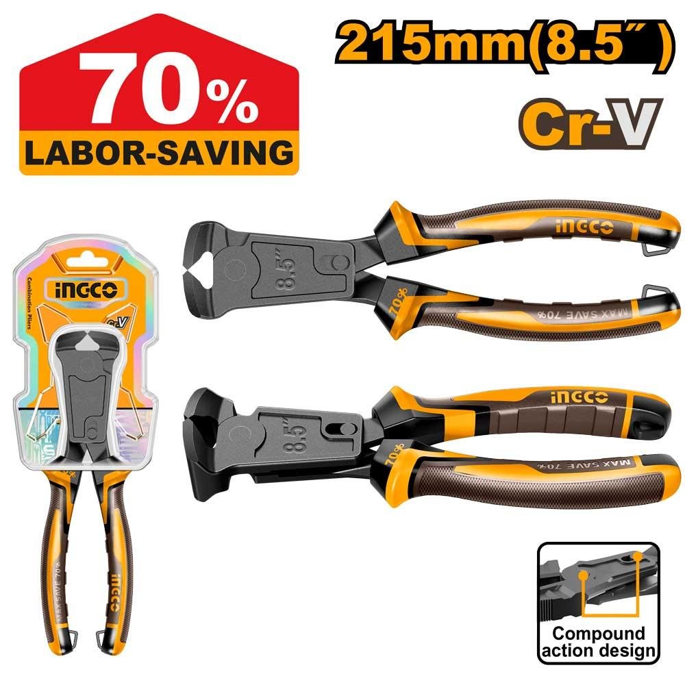 Ingco Compound action end cutting pliers HCECP58206