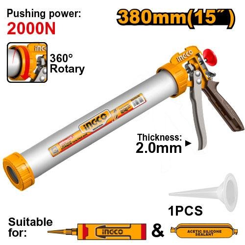 Ingco Aluminum caulking gun HCG8815