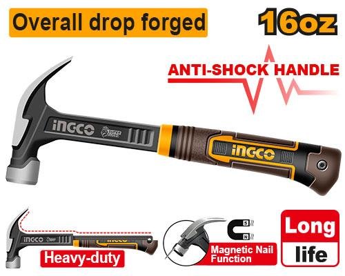 Ingco Claw hammer HCH81016L