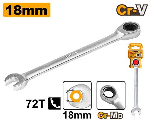 HCSPAR181.jpg Ingco Ratchet spanner HCSPAR181 - Image 1