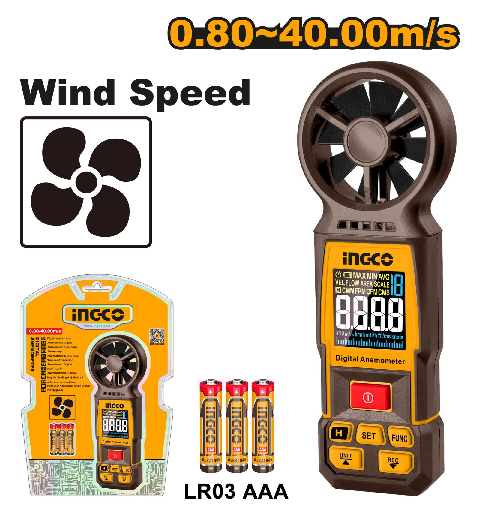Ingco Digital anemometer HETAN031