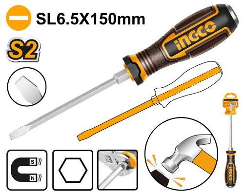 Ingco Slotted go-through screwdriver HGTSL6150