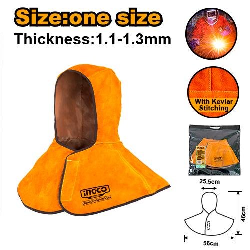 HGV0301.jpg Ingco Cowhide welding cap HGV0301 - Image 1