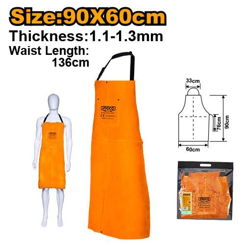 Ingco Leather welding apron HGVA03