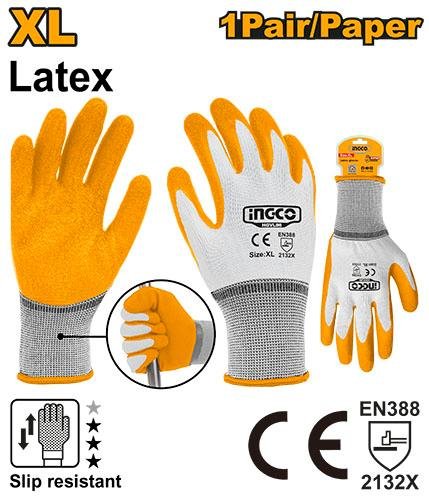 Ingco Latex gloves HGVL66
