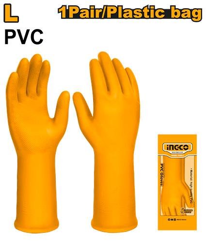 Ingco PVC gloves HGVP01