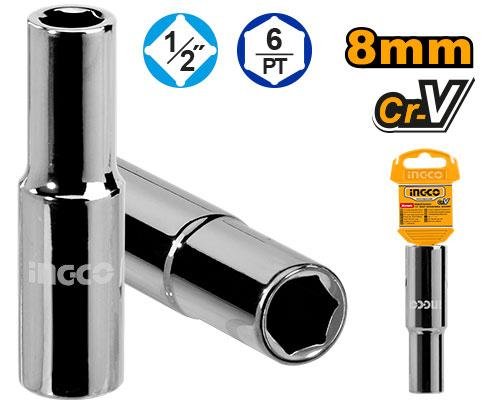 Ingco 1/2" Deep hexagonal socket HHAST12083L