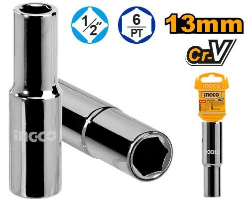 Ingco 1/2" Deep hexagonal socket HHAST12133L