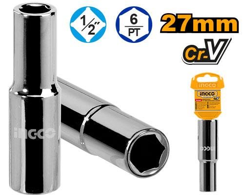Ingco 1/2" Deep hexagonal socket HHAST12273L