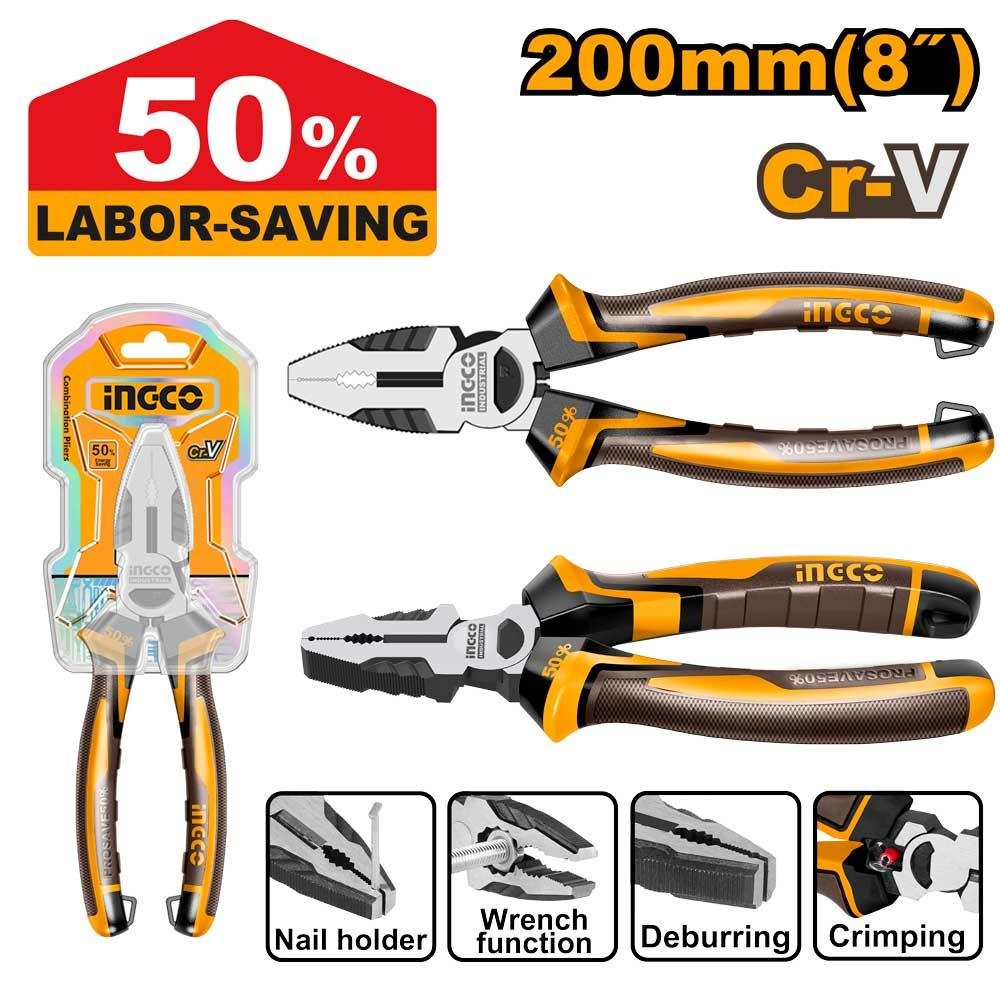 Ingco High leverage combination pliers HHCP28208