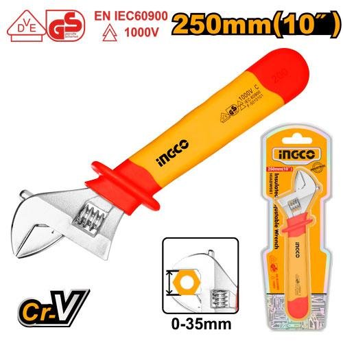 Ingco Insulated adjustable wrench HIADW101