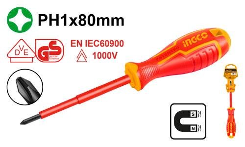 HISD81PH180.jpg Ingco Insulated screwdriver HISD81PH180 - Image 1